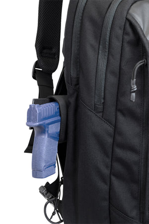 Smokescreen CCW slingpack with ambidextrous gun compartments