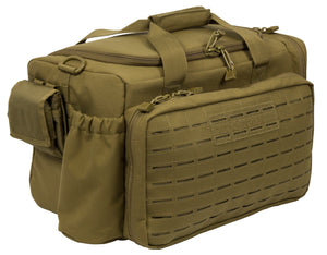 Coyote Tan Loadout Range Bag, MOLLE compatible.