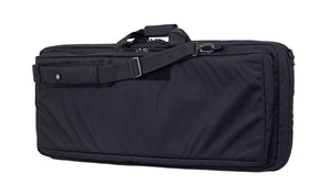 Discreet soft rifle case with exterior pocket and shoulder strap