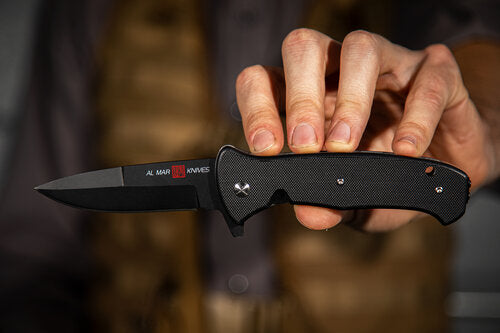 Al Mar Knives S.E.R.E. 2020 Night G Series, Ti-Black 3.6" Blade