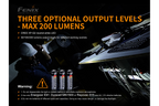 Fenix WF11E Intrinsically Safe Flashlight