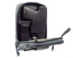 Pack Holster with velcro backing, inside pouch.