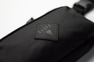 Black bag with 'ELITE' logo on a white background