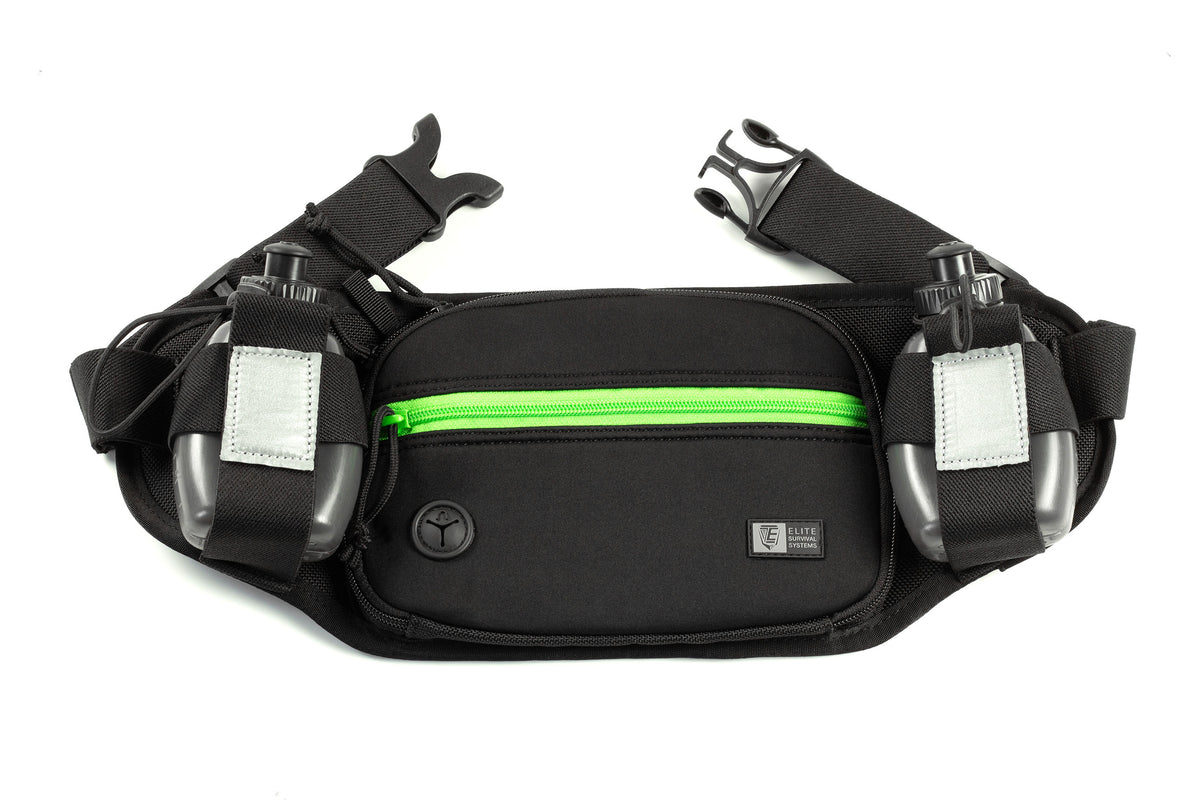 Marathon CCW Runner's Gun Pack shown with green zipper.