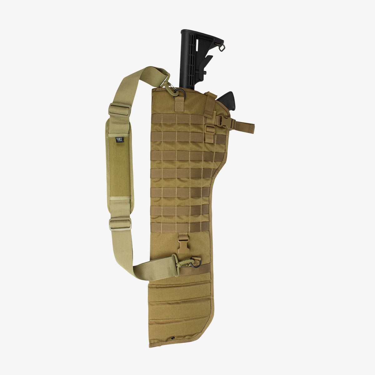 Tactical holster with rifle on a white background