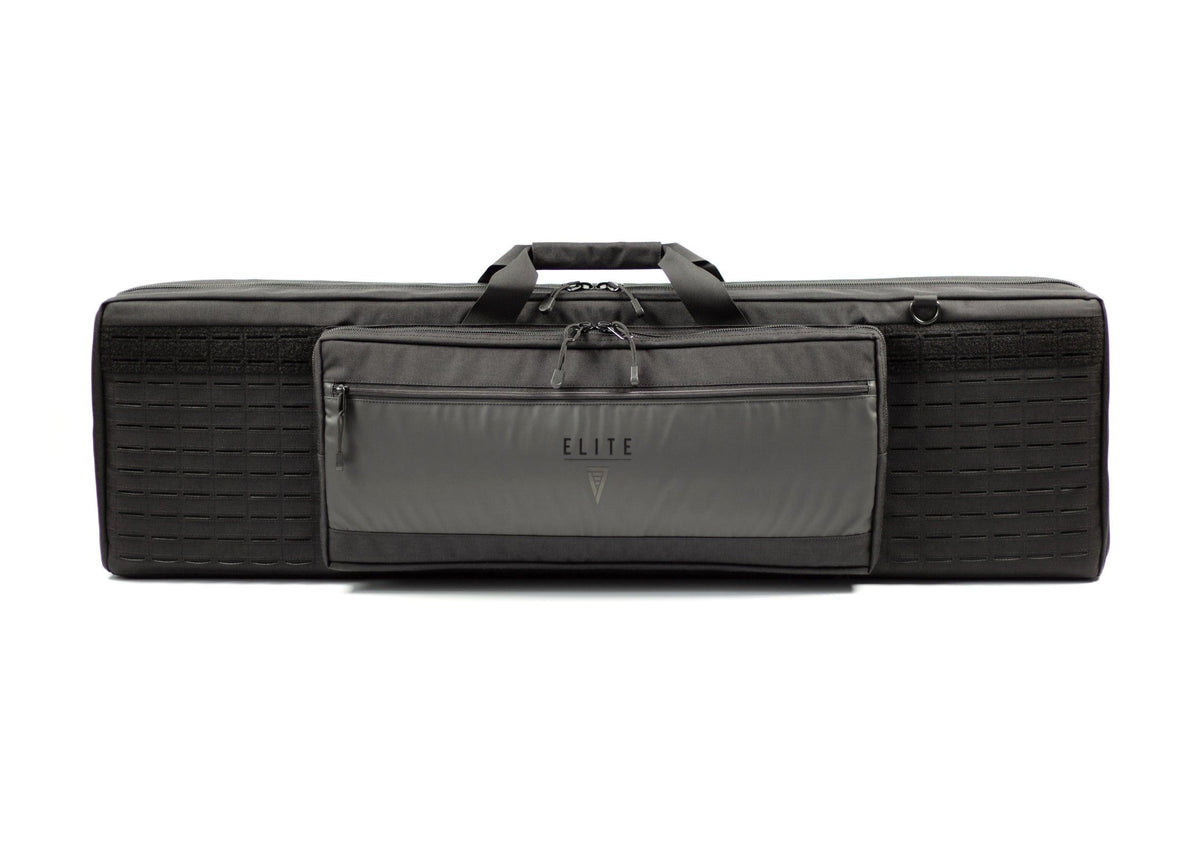 Double Rifle Case with MOLLE compatibility in black color