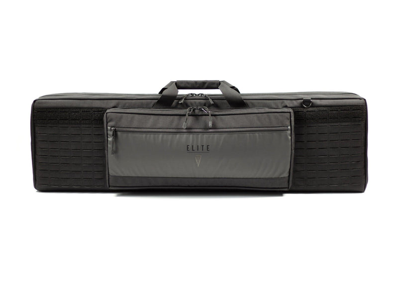 Double Rifle Case with MOLLE compatibility in black color