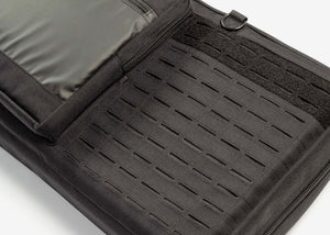 Double rifle case with MOLLE laser compatibility