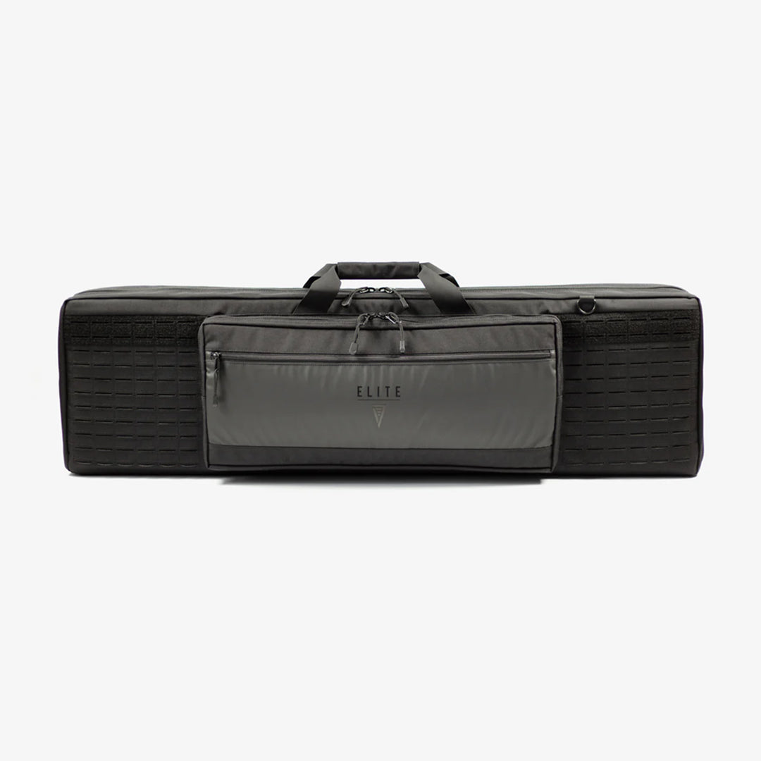 Black and gray bag with 'ELITE' branding on a white background