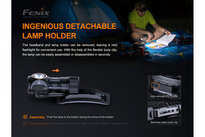 Fenix HM50R V2.0 LED Headlamp - 700 Lumens