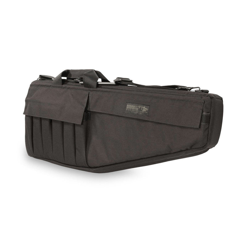 Assault Rifle Case in Black Nylon Made in the USA