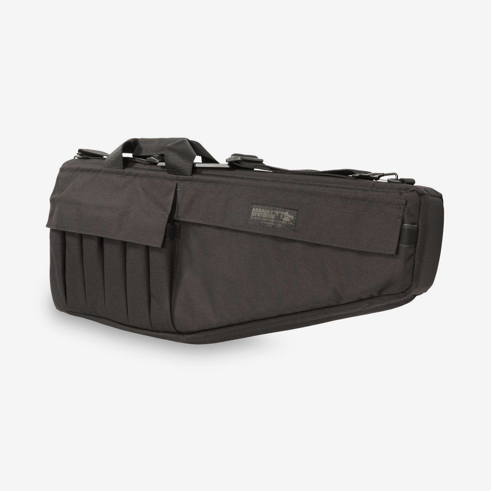 Assault Rifle Case in Black Nylon Made in the USA