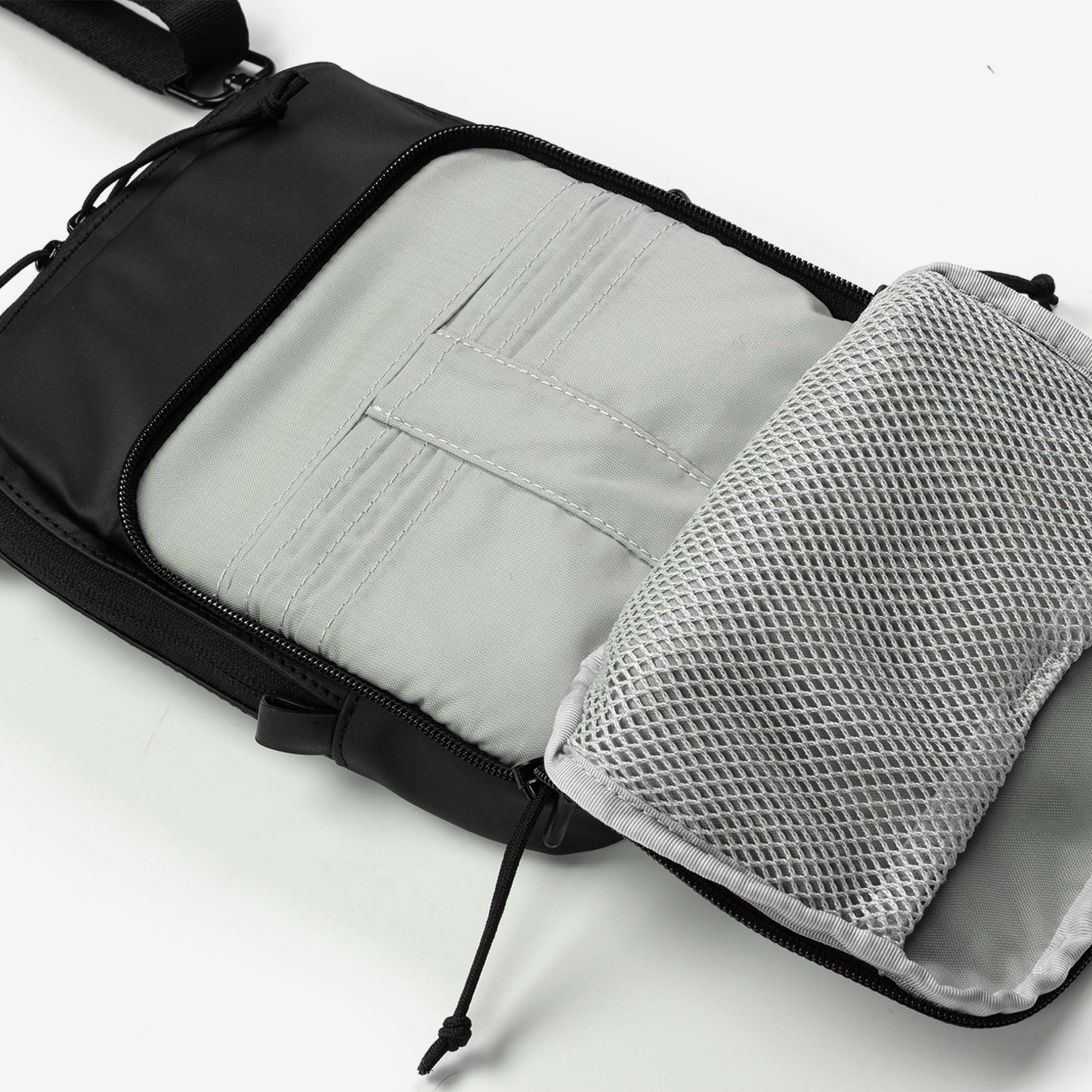 Close up of wallet/accessory compartment