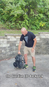 Seargent Pinter giving a walkthrough of the Guardian EDC Backpack