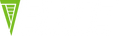 Green triangle logo with a white background