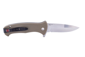 Al Mar SERE 2020 Linerlock Folding Tactical Knife, Coyote, 3.6" Plain Edge