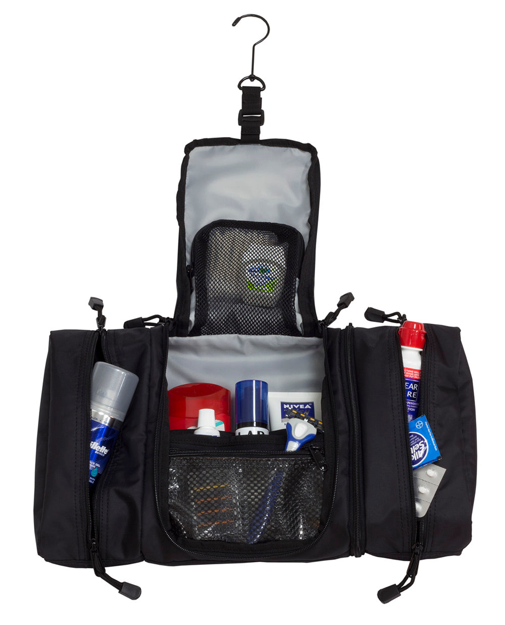 hanging toiletry bag travel kit by expert travel VENTURE 4TH Premium for Women and Men no worries for long Elite Survival Systems - Travel