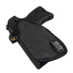 IWB Holster with sticky surface with handgun and red dot optic