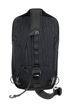 Molded back panel of the Smokescreen concealed carry slingpack.