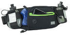 Marathon Gun Pack black with green zipper, available in 2 sizes