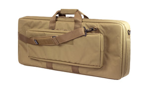 Coyote tan rifle case, available in 33 inch, 36 inch, and 41 inch sizes only.