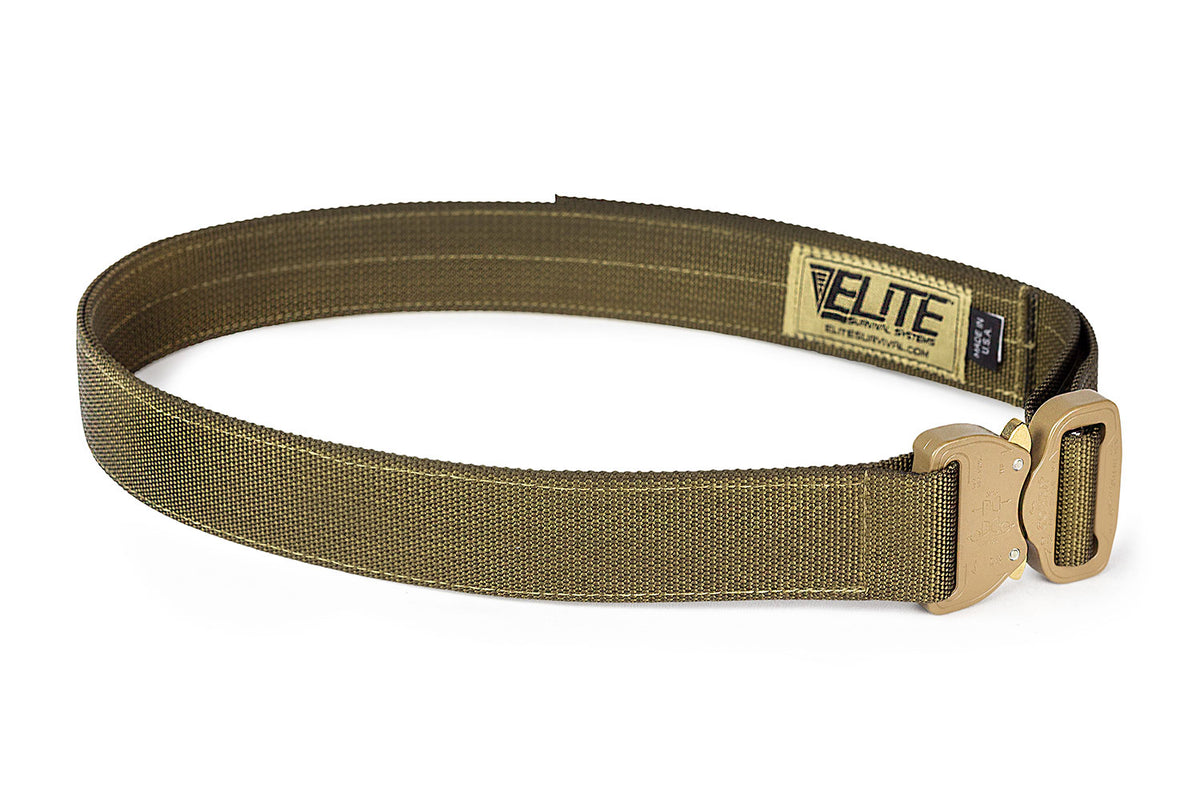Cobra Shooter's Belt shown in tan color