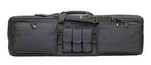 Double Rifle Case in black color, exterior image