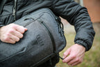 Waterproof zippers of Smokescreen CCW Slingpack