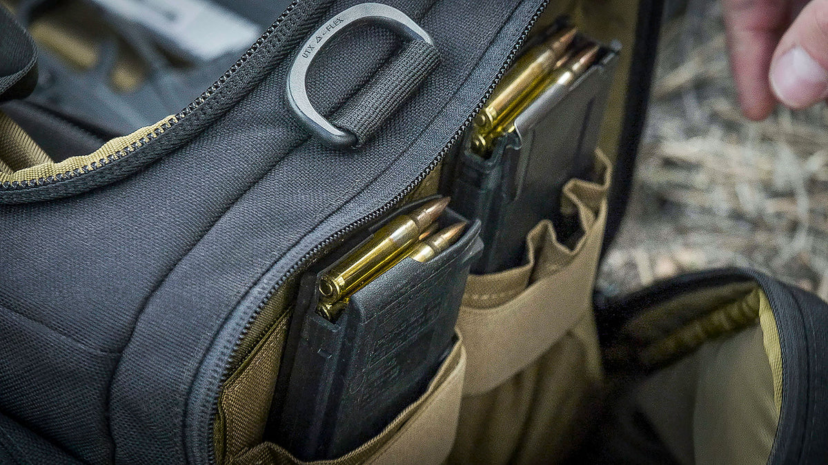 Loadout Range Bag with AR mags shown.