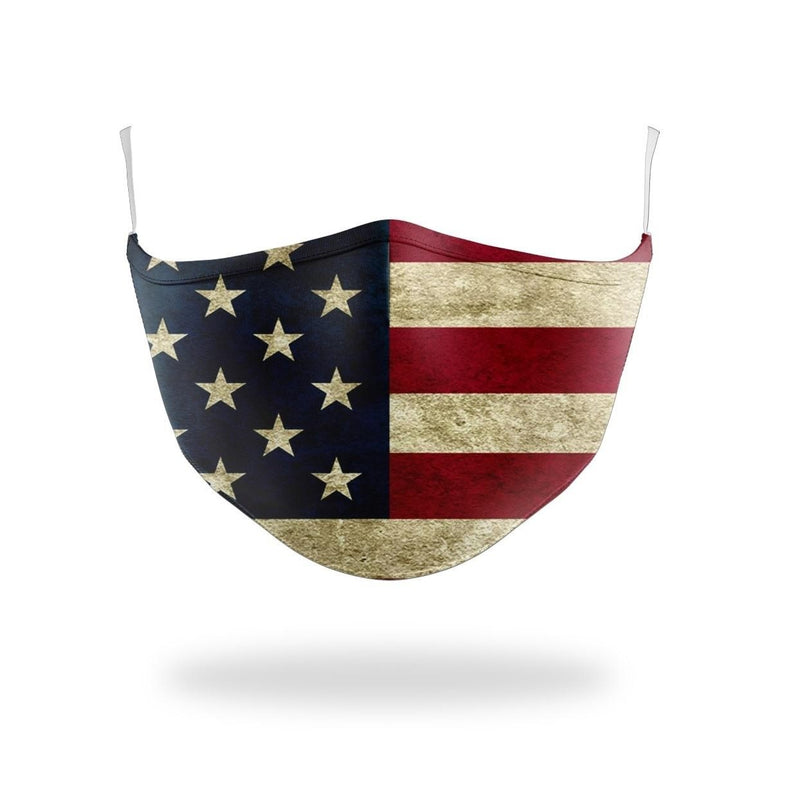 American Flag Defender Fabric Face Mask
