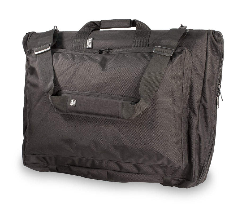 Deluxe Garment Bag, back side pictured with shoulder strap.