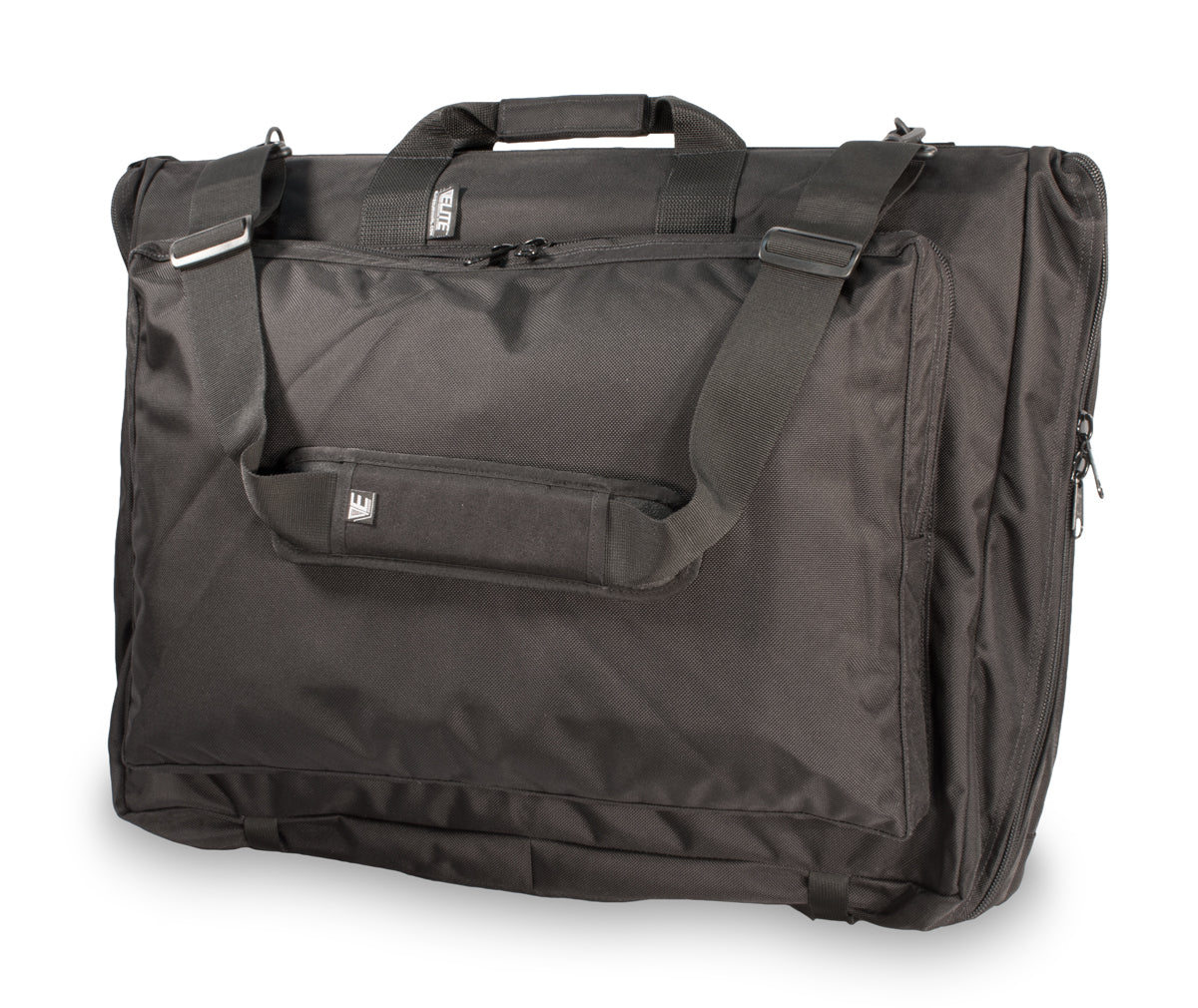 Deluxe Garment Bag, back side pictured with shoulder strap.